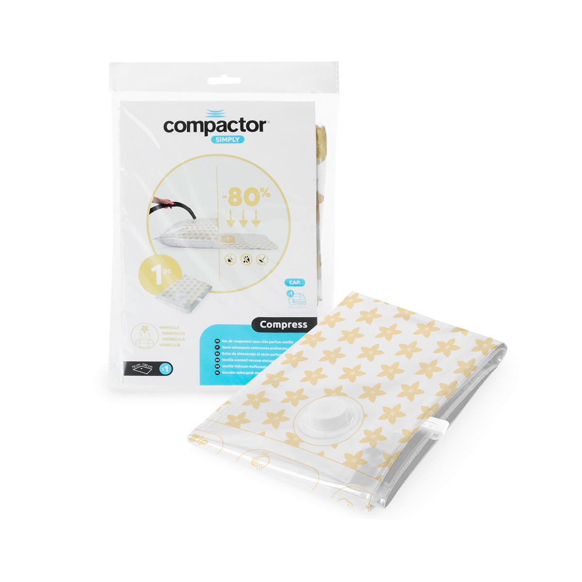 ÚLOŽNÁ TAŠKA - svetložltá, Lifestyle, plast (70/100cm)