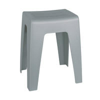 BADHOCKER Kunststoff  - Grau, KONVENTIONELL, Kunststoff (38/47/32cm) - Schöner Wohnen