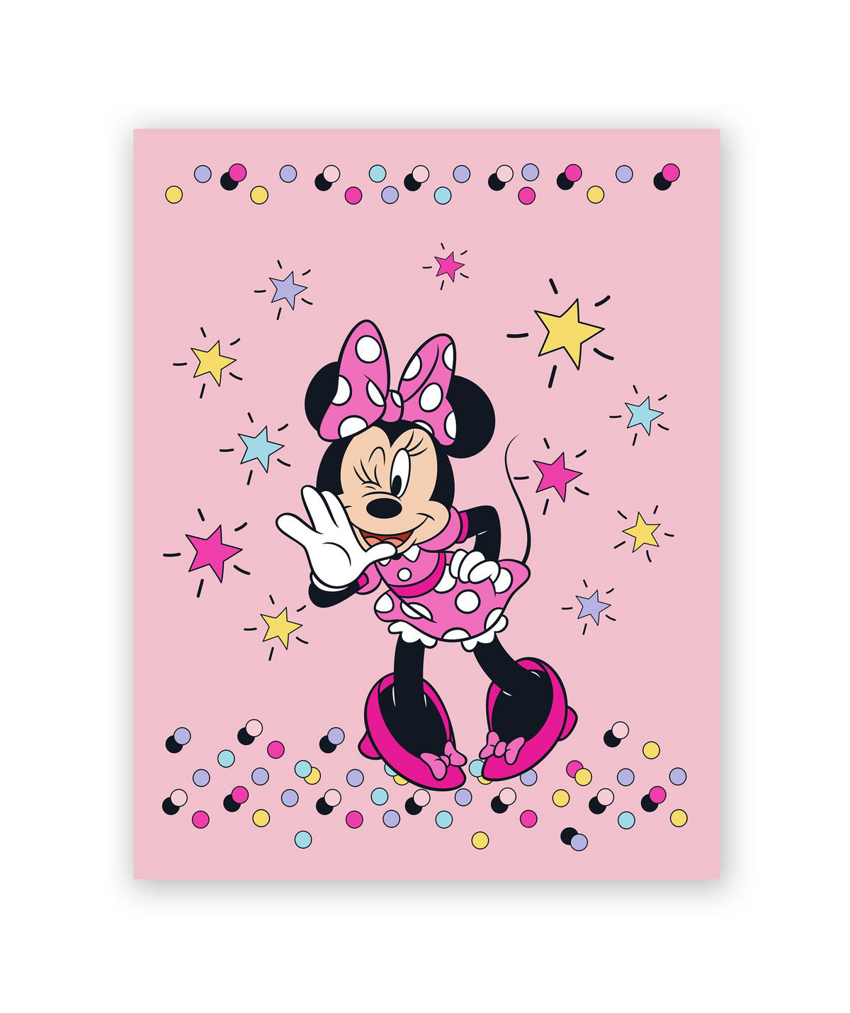 GYEREKSZŐNYEG  DISNEY CARPET  - rózsaszín, Basics, műanyag/textil (130/170cm)