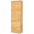 GARDEROBENSCHRANK 60/206/38 cm  - Eichefarben/Schwarz, Natur, Holz/Metall (60/206/38cm) - Linea Natura