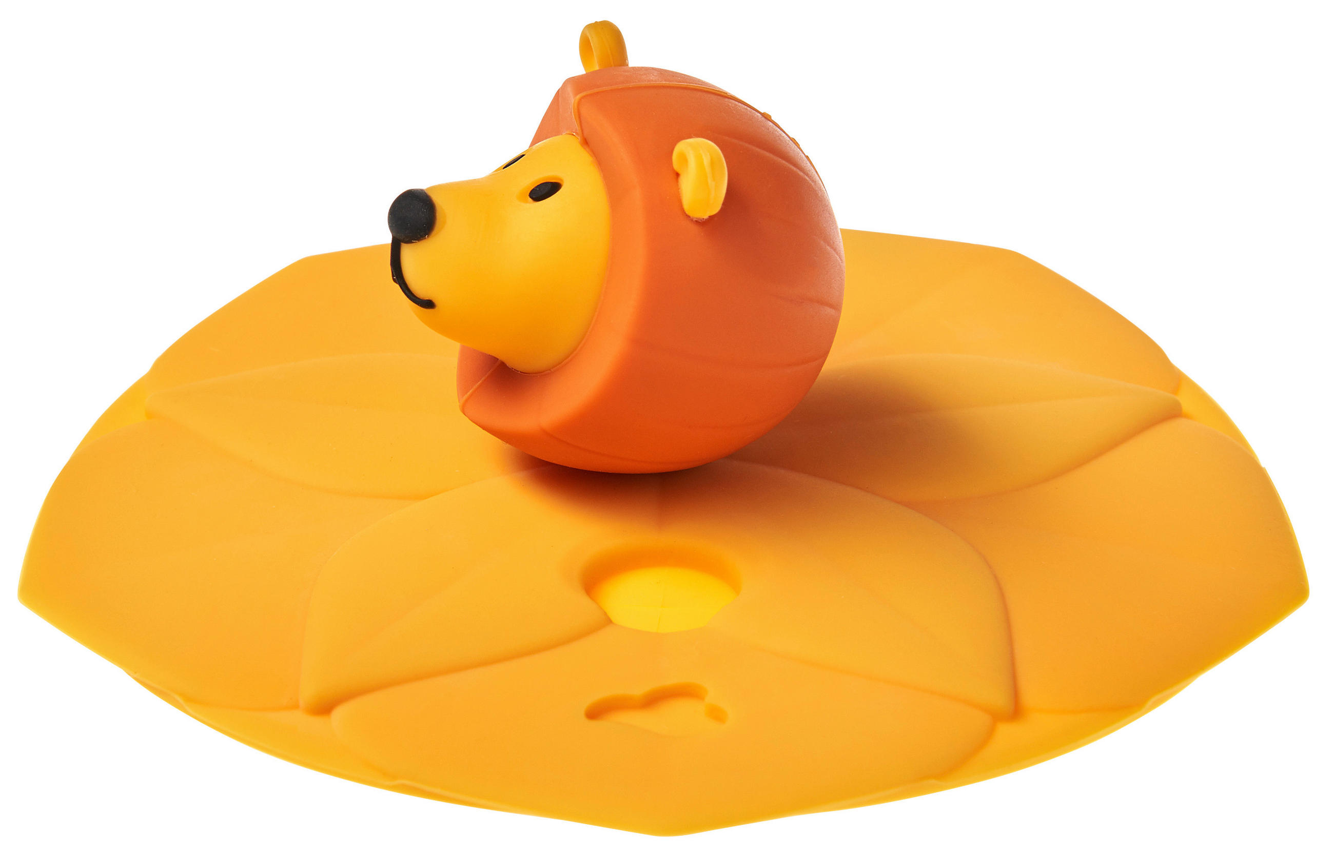 SILIKONDECKEL  - Gelb/Braun, Trend, Kunststoff (9,20/5,20/9,30cm) - Leonardo