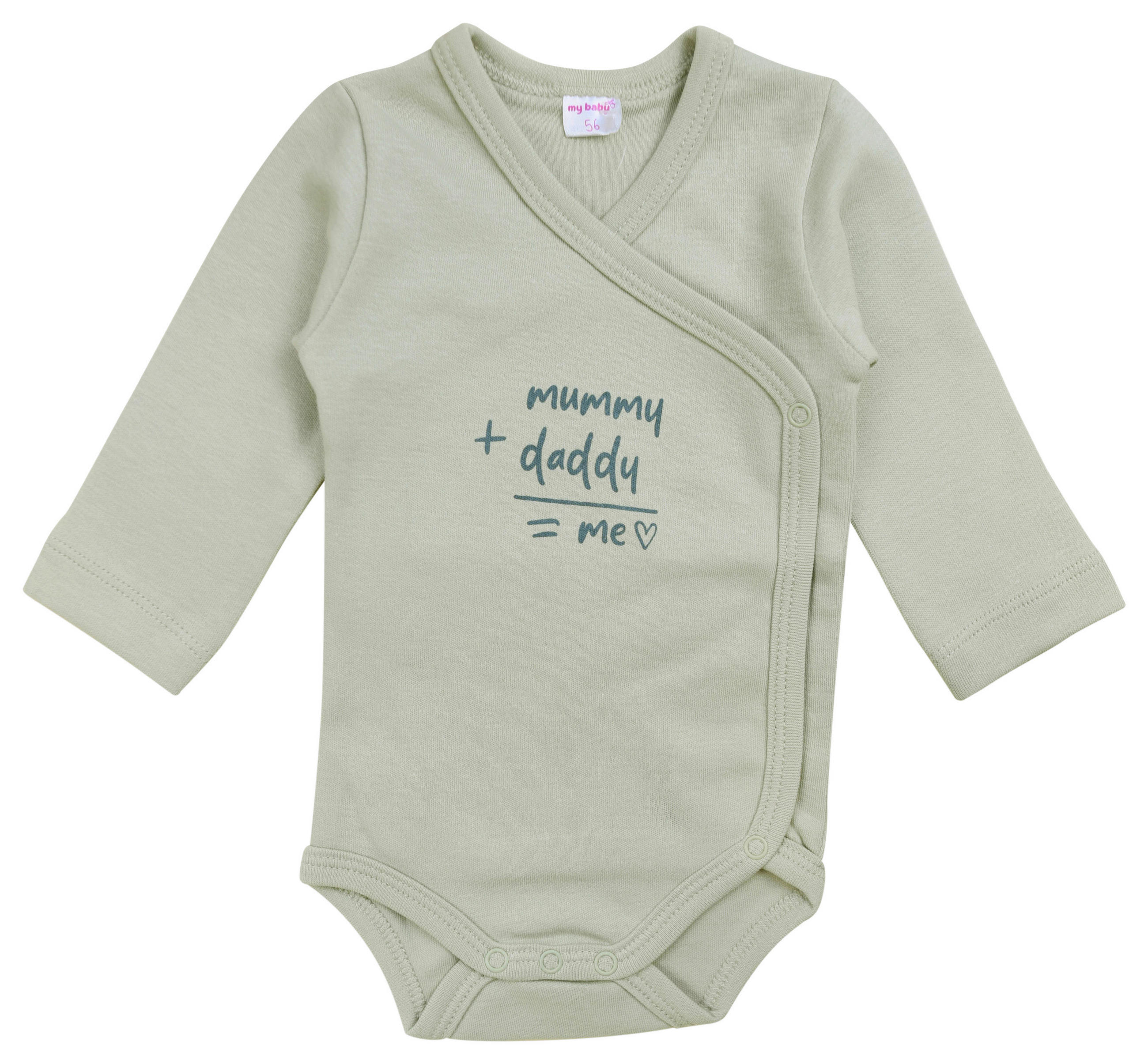 WICKELBODY  - Grün, Basics, Textil (68null) - My Baby Lou