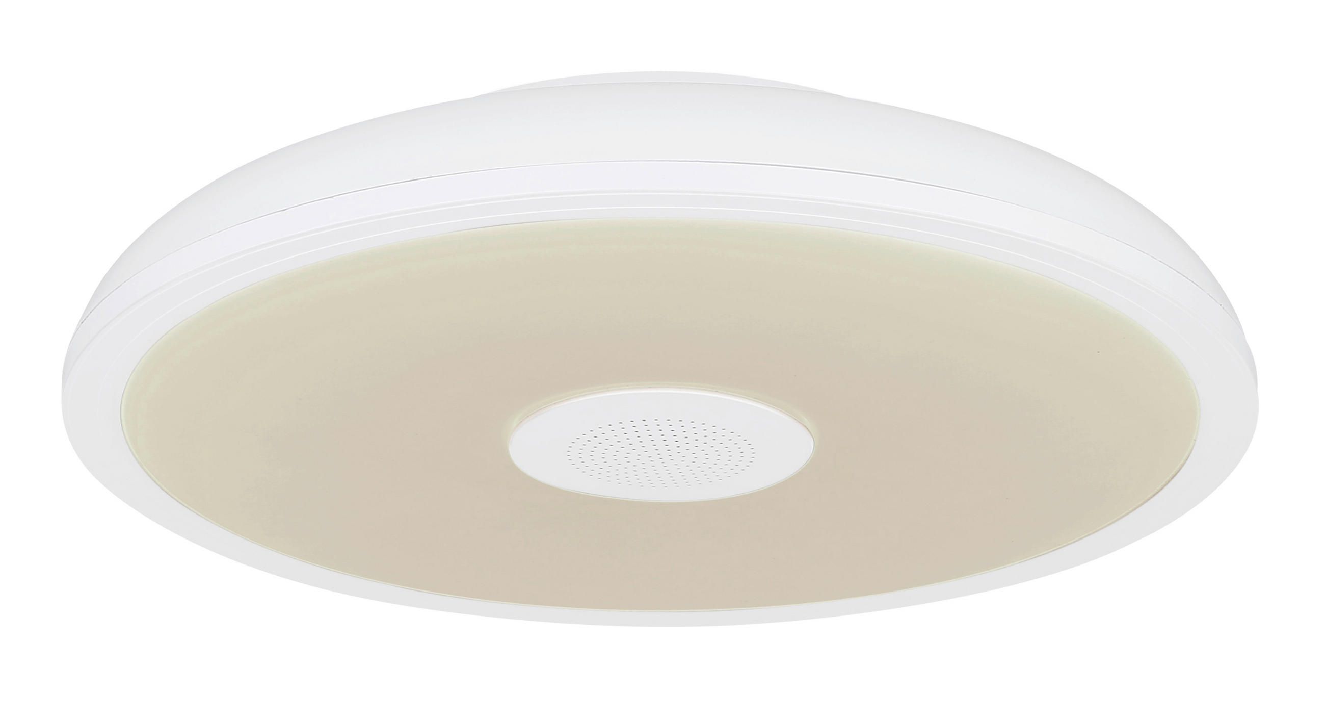 DECKENLEUCHTE 18 W  28/5,5 cm    - Weiss/Opal, Basics, Kunststoff (28/5,5cm) - Globo
