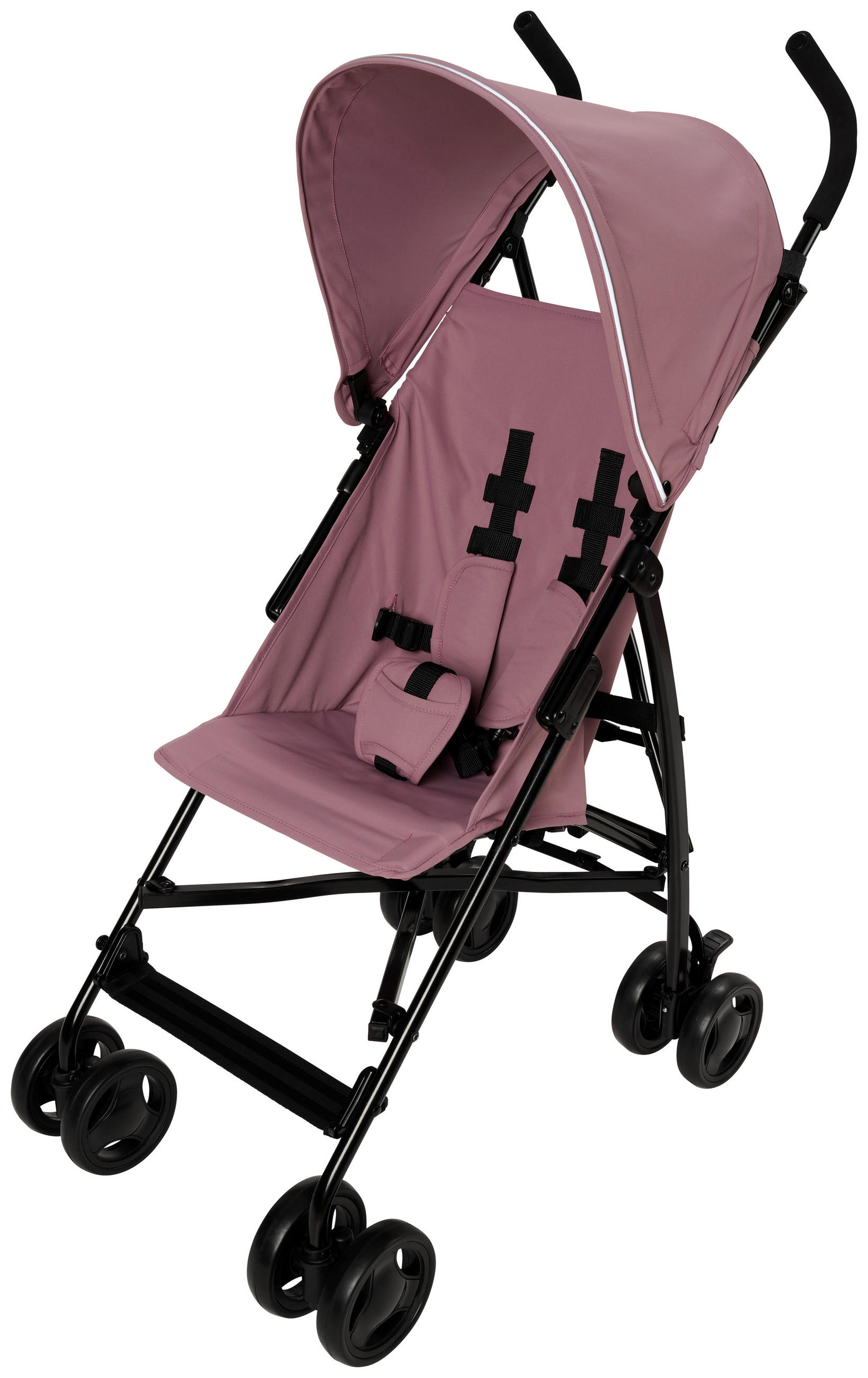 BUGGY  - Hellrosa/Schwarz, Basics, Kunststoff/Textil (60/45/99cm) - My Baby Lou