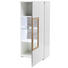 HIGHBOARD 60/140/37 cm - Eichefarben/Weiß, Design, Glas/Holzwerkstoff (60/140/37cm) - Novel HIGHBOARD 60/140/37 cm - Eichefarben/Weiß, Design, Glas/Holzwerkstoff (60/140/37cm) - Novel