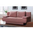 SCHLAFSOFA in Textil Rosa - Schwarz/Rosa, MODERN, Textil/Metall (202/90/91cm) - Xora SCHLAFSOFA in Textil Rosa - Schwarz/Rosa, MODERN, Textil/Metall (202/90/91cm) - Xora
