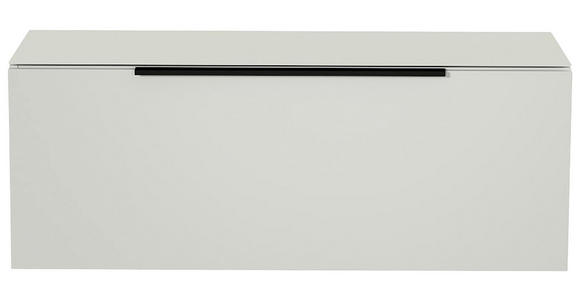 LOWBOARD  in 110/56/45 cm  - Schwarz/Weiß, Design, Glas/Holzwerkstoff (110/56/45cm) - Moderano