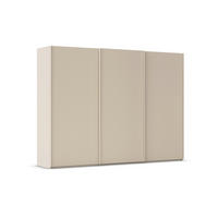 SCHWEBETÜRENSCHRANK 301/223/69 cm,  in Champagner, 3 Tür(en)  - Champagner, Basics, Holzwerkstoff/Metall (301/223/69cm) - Rauch Möbel