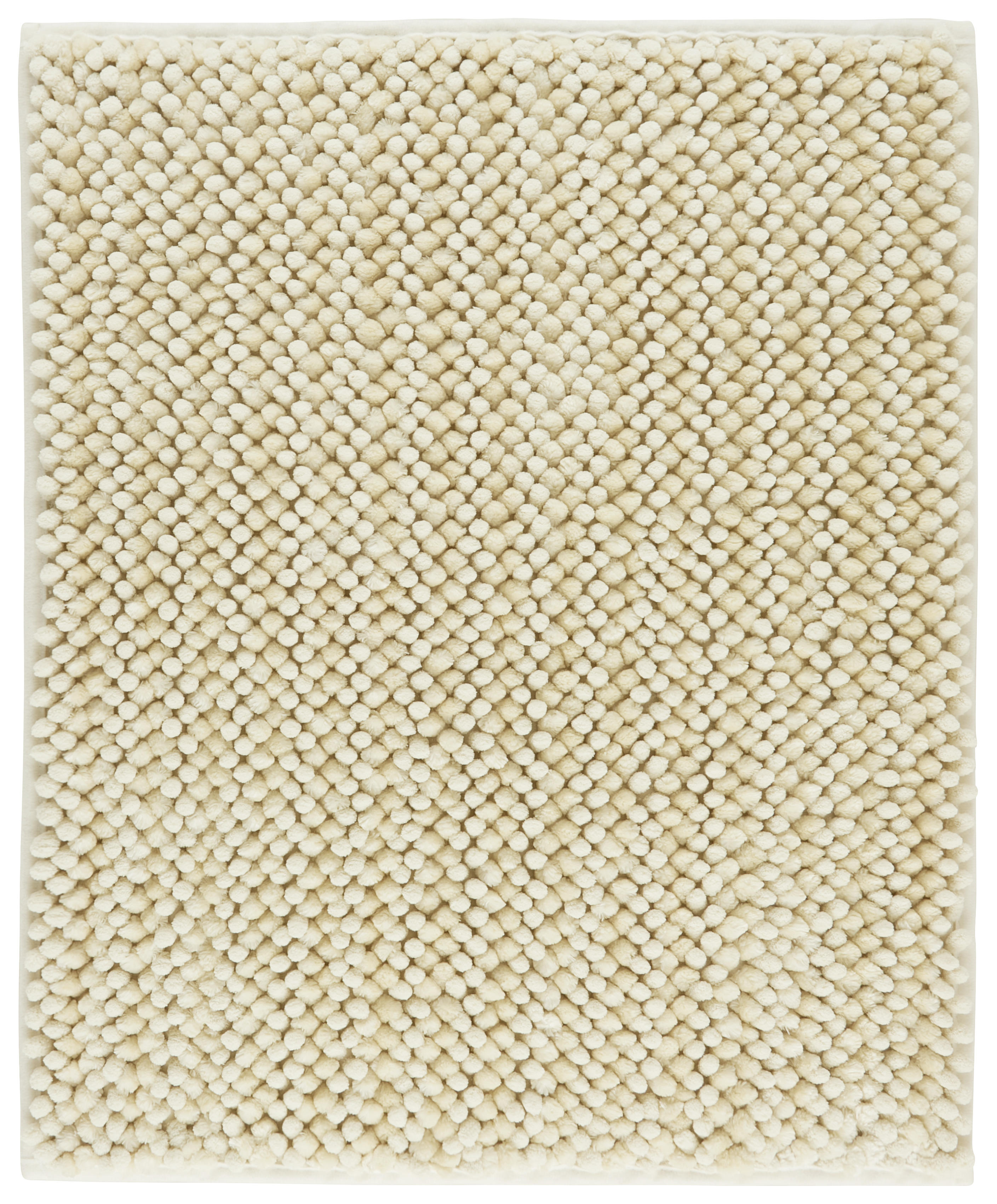 BADEMATTE Soft 60/50 cm  - Weiß, Trend, Kunststoff/Textil (60/50cm) - Esposa