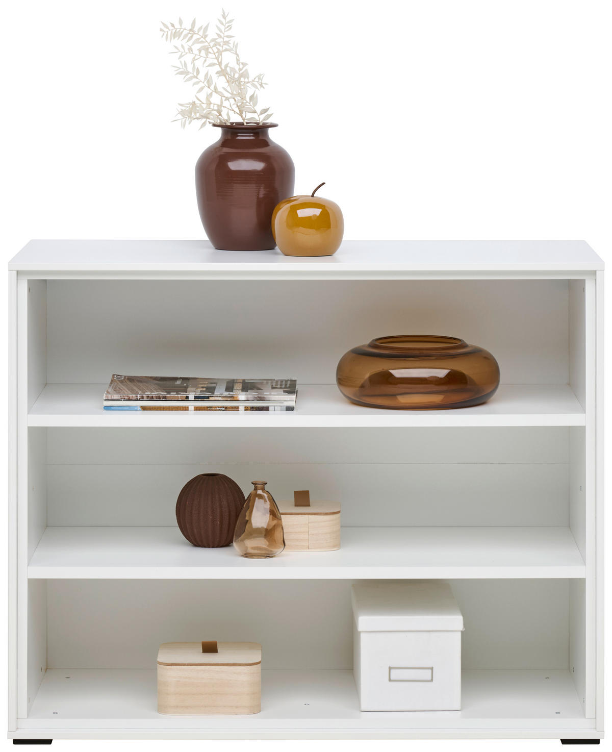 REGALELEMENT 90,9/72,6/40 cm Weiß  90,9/72,6/40 cm  - Weiß, Design, Holzwerkstoff (90,9/72,6/40cm) - home24