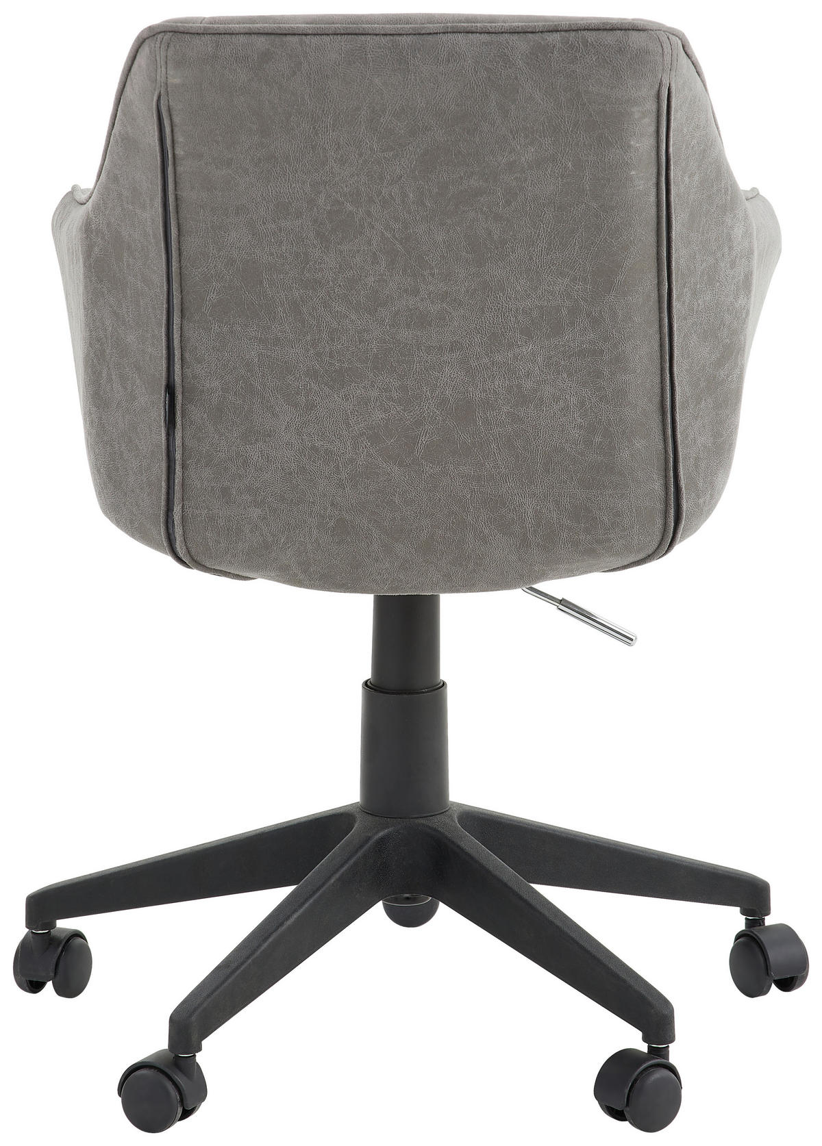 Scaun Birou, microfibră, gri - negru/gri, Konventionell, plastic/metal (56/79-87/61cm) - Landscape