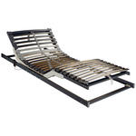 ELEKTRISCHER LATTENROST 90/200 cm  - Anthrazit/Silberfarben, Basics, Holz/Kunststoff (90/200cm) - Novel