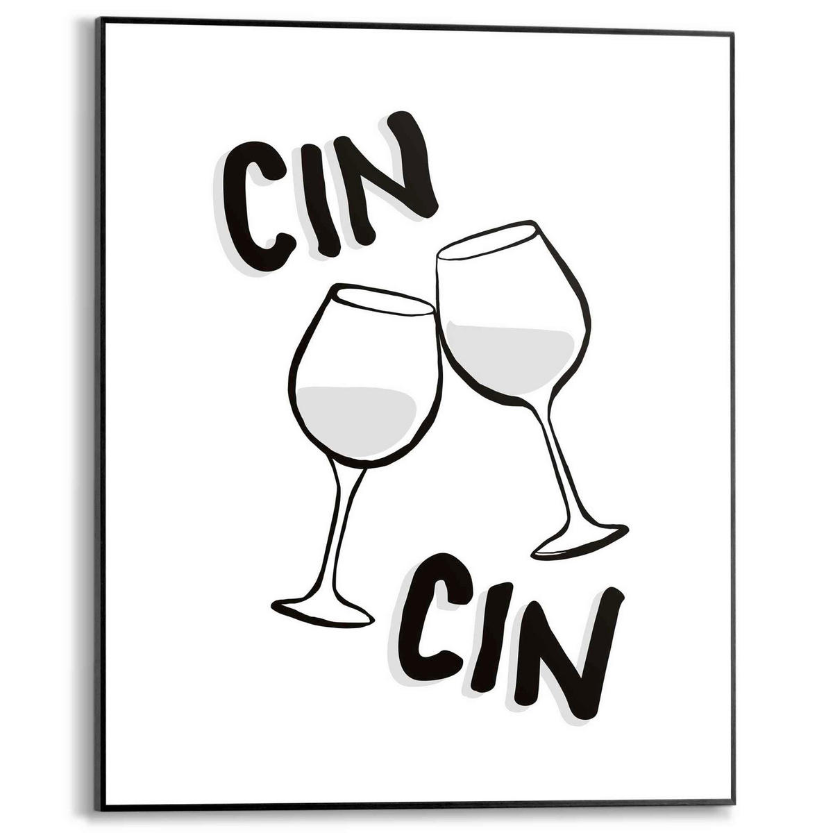 BILD 40/50 cm  - Schwarz, Trend, Holzwerkstoff (40/50cm) - Reinders!