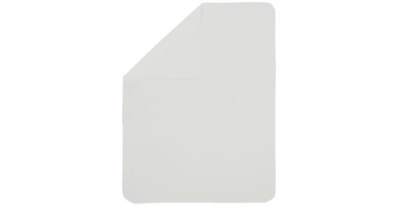 FLEECEDECKE 75/100 cm - Weiß, Basics, Textil (75/100cm) - My Baby Lou