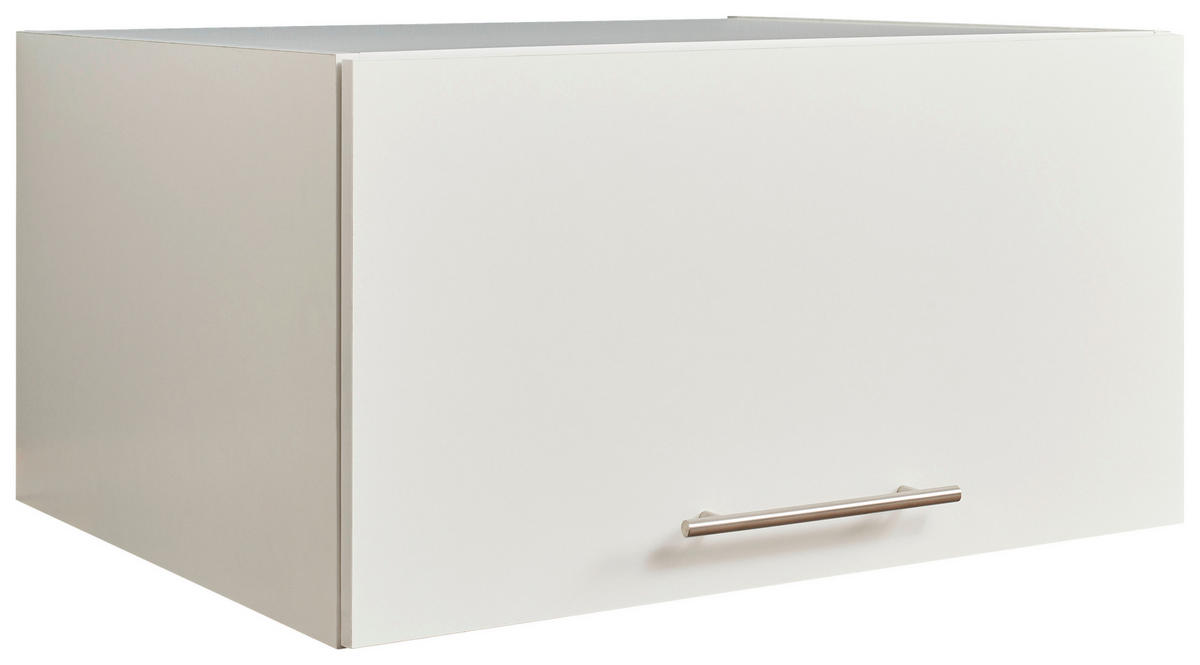 AUFSATZSCHRANK 67,5/38/67,5 cm  in  - Silberfarben/Weiß, Design, Holzwerkstoff/Metall (67,5/38/67,5cm)