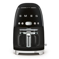 FILTERKAFFEEMASCHINE  - Schwarz, Basics, Glas/Metall (24,5/36,1/25,6cm) - SMEG