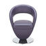 STUHL in Leder, Metall Brombeere - Edelstahlfarben/Brombeere, Design, Leder/Metall (62/86/61cm) - Moderano STUHL in Leder, Metall Brombeere - Edelstahlfarben/Brombeere, Design, Leder/Metall (62/86/61cm) - Moderano