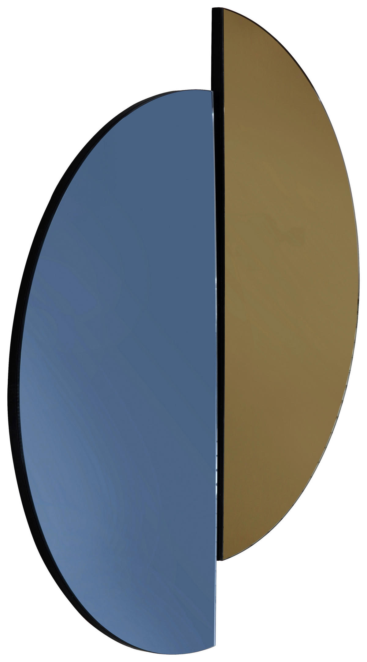 WANDSPIEGEL 40/80/1,3 cm  - Braun, Design, Glas/Holzwerkstoff (40/80/1,3cm) - MID.YOU