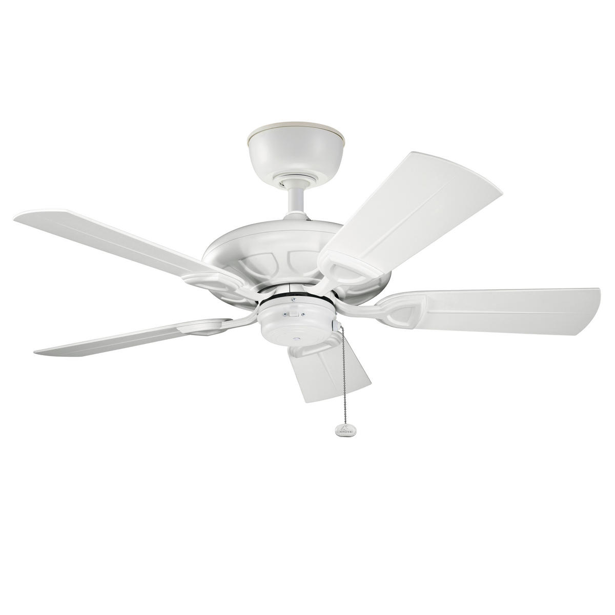 DECKENVENTILATOR  107/35 cm    - Weiss, Basics, Kunststoff/Metall (107/35cm) - Elstead Lighting