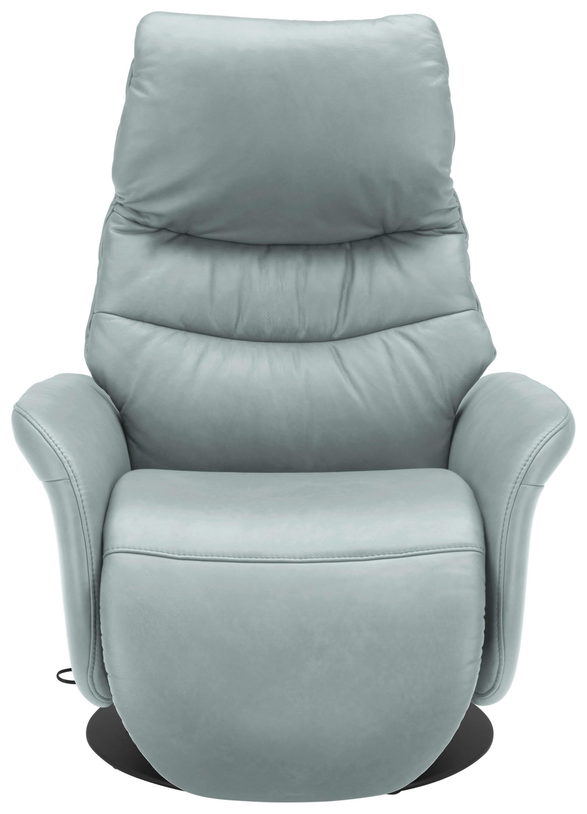 RELAXSESSEL in Leder Hellblau  - Anthrazit/Hellblau, Design, Leder/Metall (78/111/85cm) - Himolla Komfortklass