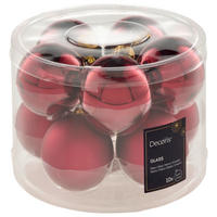 CHRISTBAUMKUGEL-SET 6 cm 10-teilig  - KONVENTIONELL, Glas (6cm)