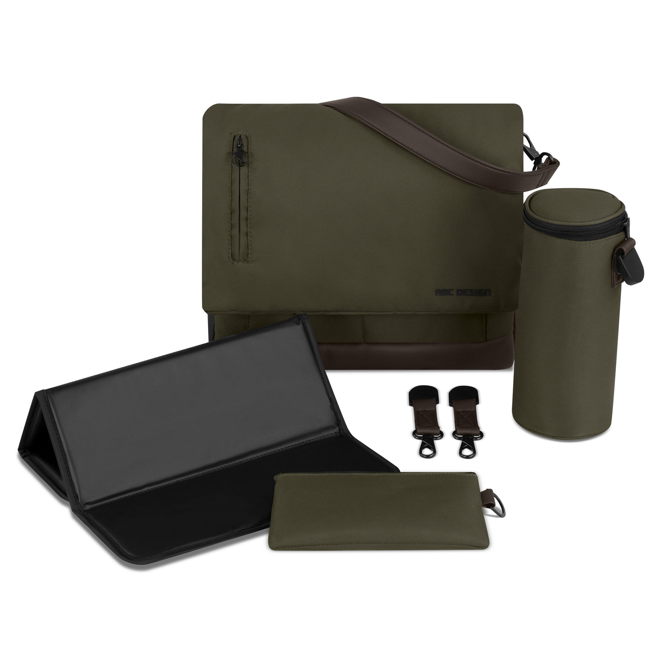 WICKELTASCHE Urban  - Olivgrün, Basics, Textil (16/32/29cm) - ABC Design