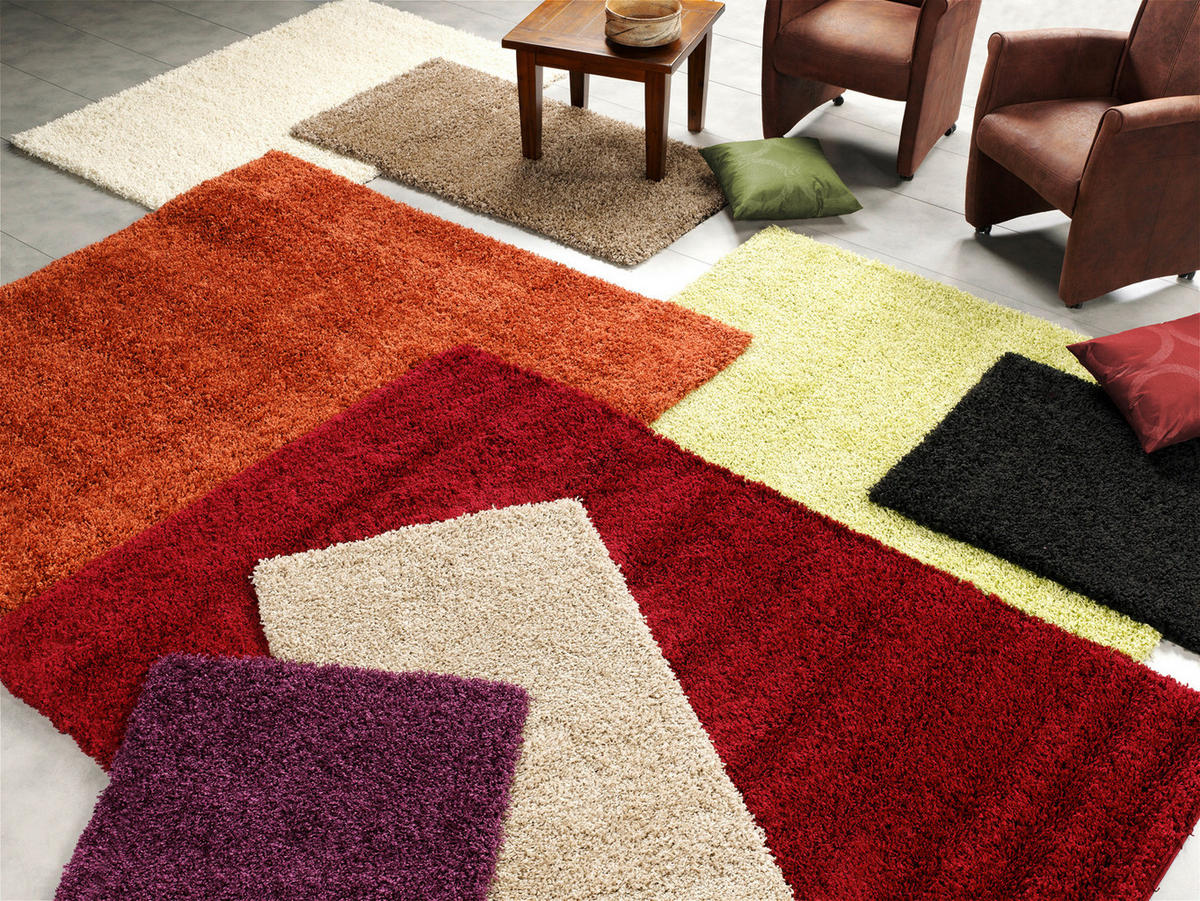 HOCHFLORTEPPICH 200/200 cm Fashion Shaggy Grün  - Grün, Basics, Textil (200/200cm) - Novel