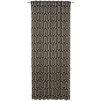 FERTIGVORHANG blickdicht  - Goldfarben/Schwarz, Design, Textil (140/245cm)