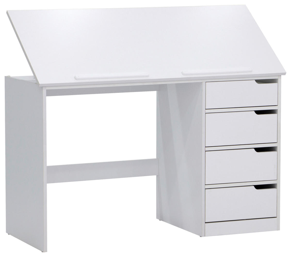 SCHREIBTISCH  in Weiß  - Weiß, MODERN, Holzwerkstoff (120/74/48cm) - MID.YOU