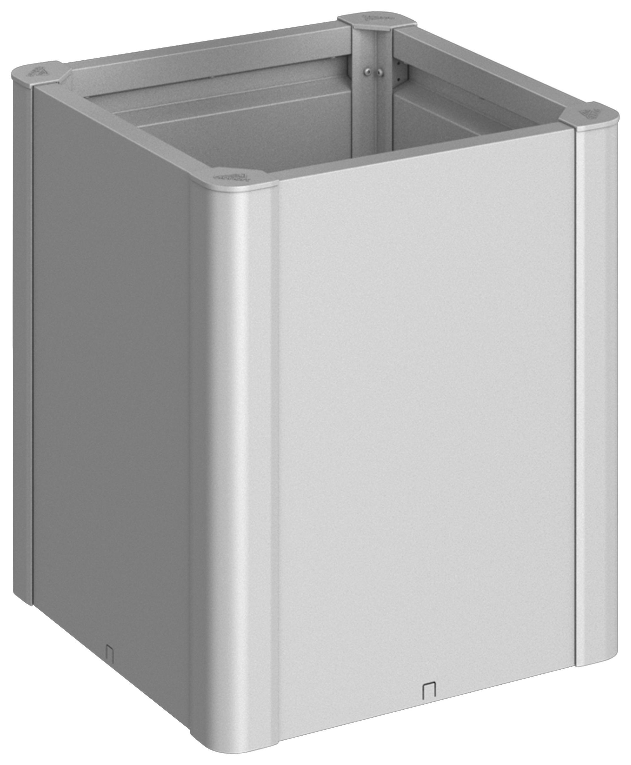 Biohort Hochbeet Belvedere Silber 53x61x53 cm