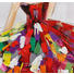 Frauen ÖLGEMÄLDE - Multicolor, Basics, Holz/Textil (60/60cm)