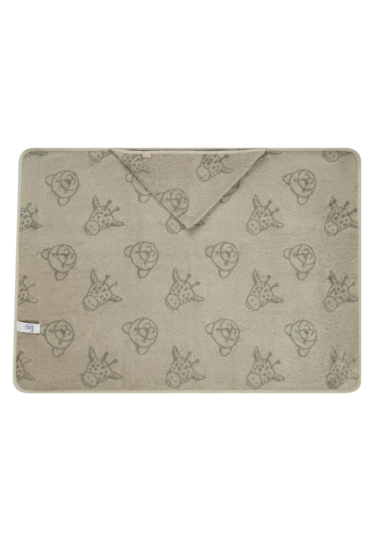 KAPUZENBADETUCH Safari  - Mintgrau, Basics, Textil (70/100/0,5cm) - Sterntaler