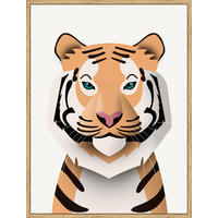 KINDERBILD Kinder  - Multicolor/Naturfarben, Trend, Papier/Holzwerkstoff (28/38cm) - Monee