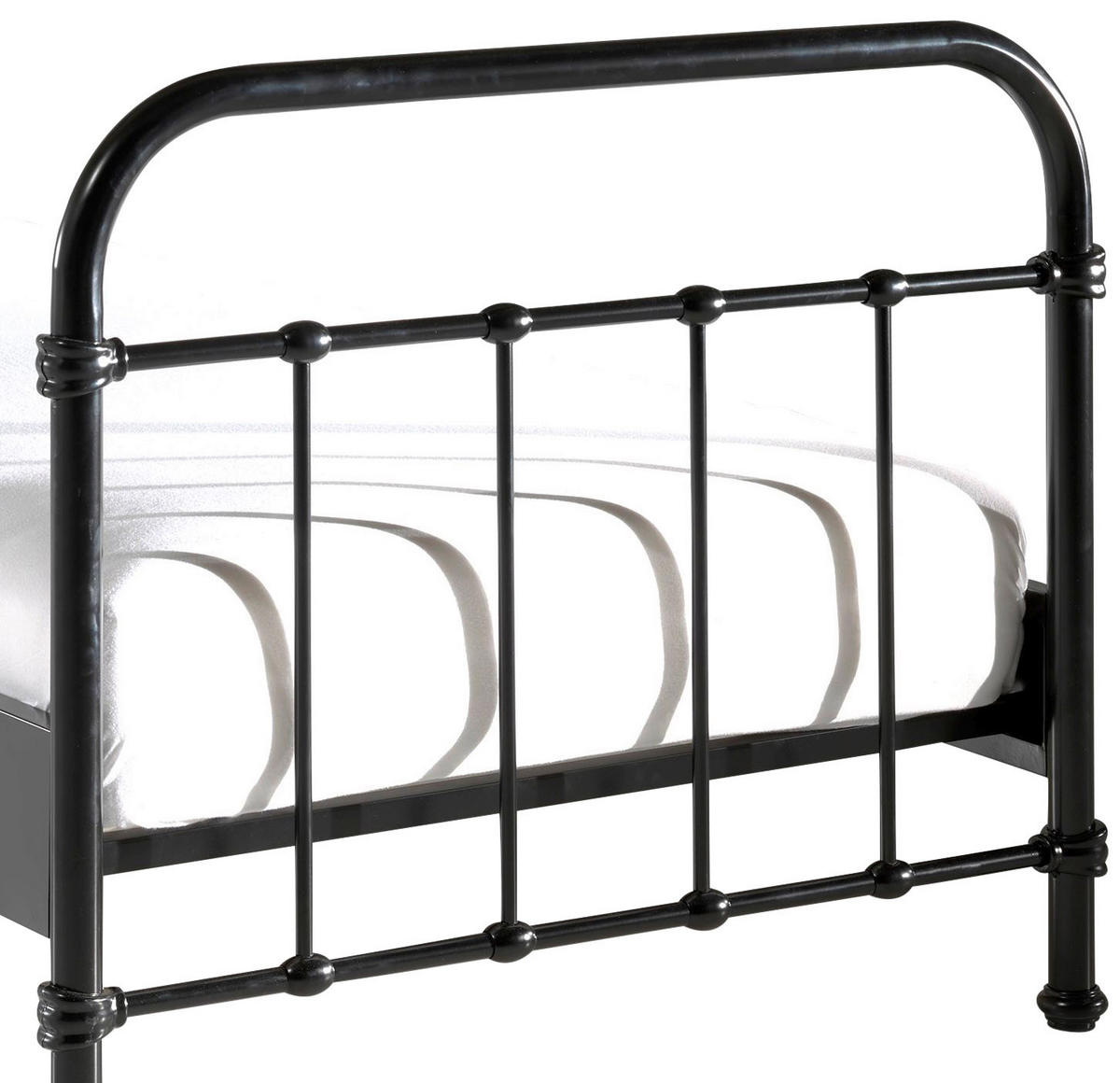KINDER-/JUNIORBETT - Schwarz, ROMANTIK / LANDHAUS, Metall (90/200cm) - MID.YOU