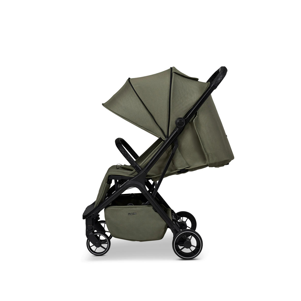 KIŠOBRAN KOLICA  Zoé  - maslinasto zelena/crna, Basics, tekstil (80/50/103cm) - Moon