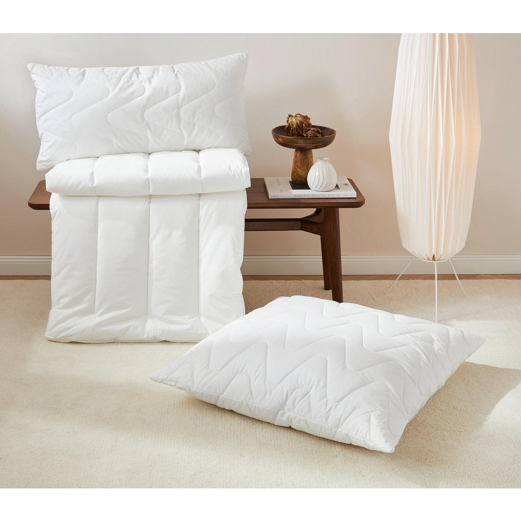 Thumbnail - Centa-Star Ganzjahresdecke Inspiration, Weiß, Textil, Füllung: Polyester, 135x200 cm, Textiles Vertrauen - Oeko-Tex®, Ha...