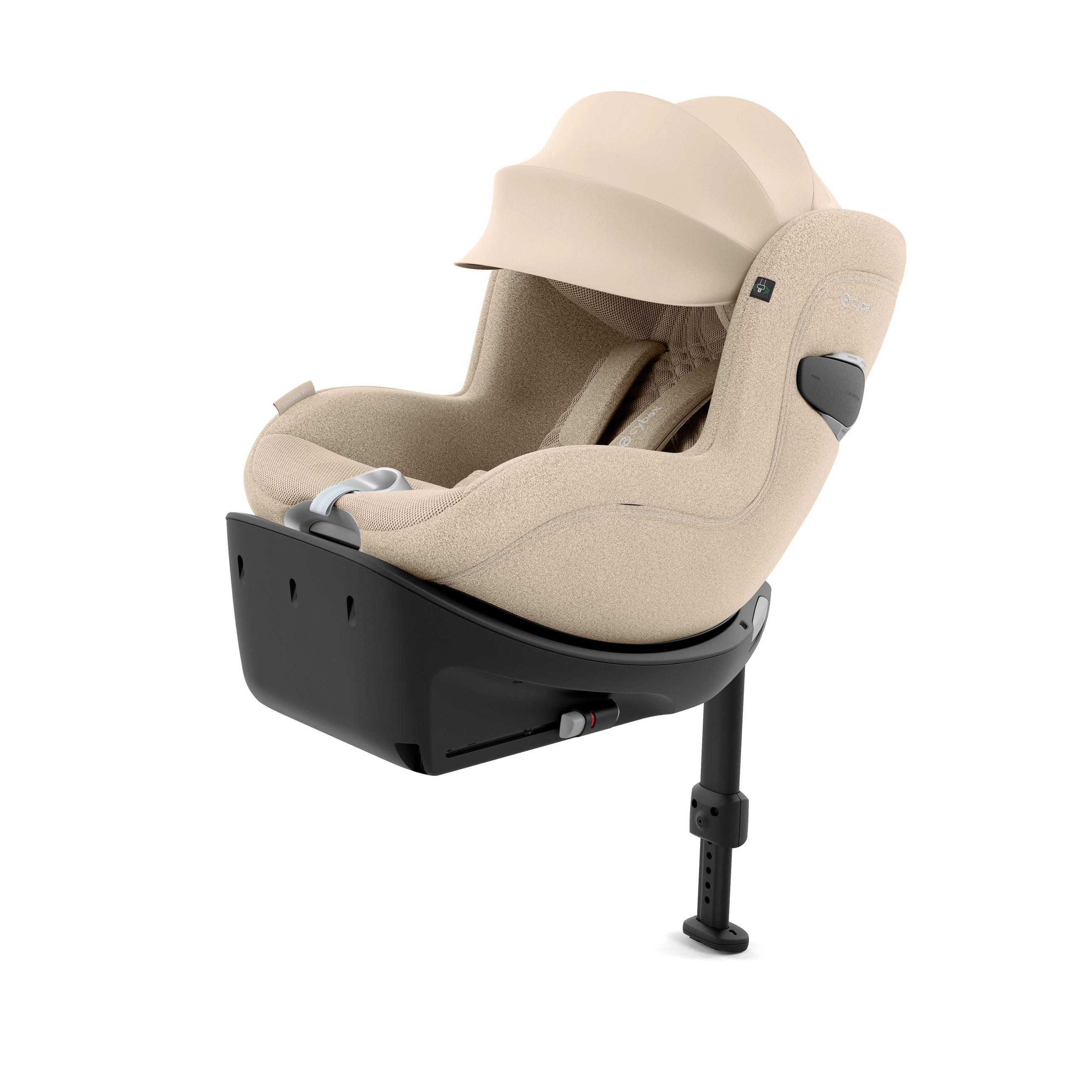KINDERAUTOSITZ Sirona Ti Plus  - Beige, Basics, Kunststoff/Textil (71/44/75cm) - cybex PLATINUM
