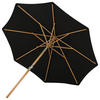 SONNENSCHIRM 270 cm  - Schwarz, KONVENTIONELL (270/250cm) - Gardenson