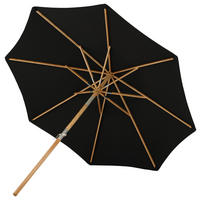 SONNENSCHIRM 270 cm  - Schwarz, KONVENTIONELL (270/250cm) - Gardenson