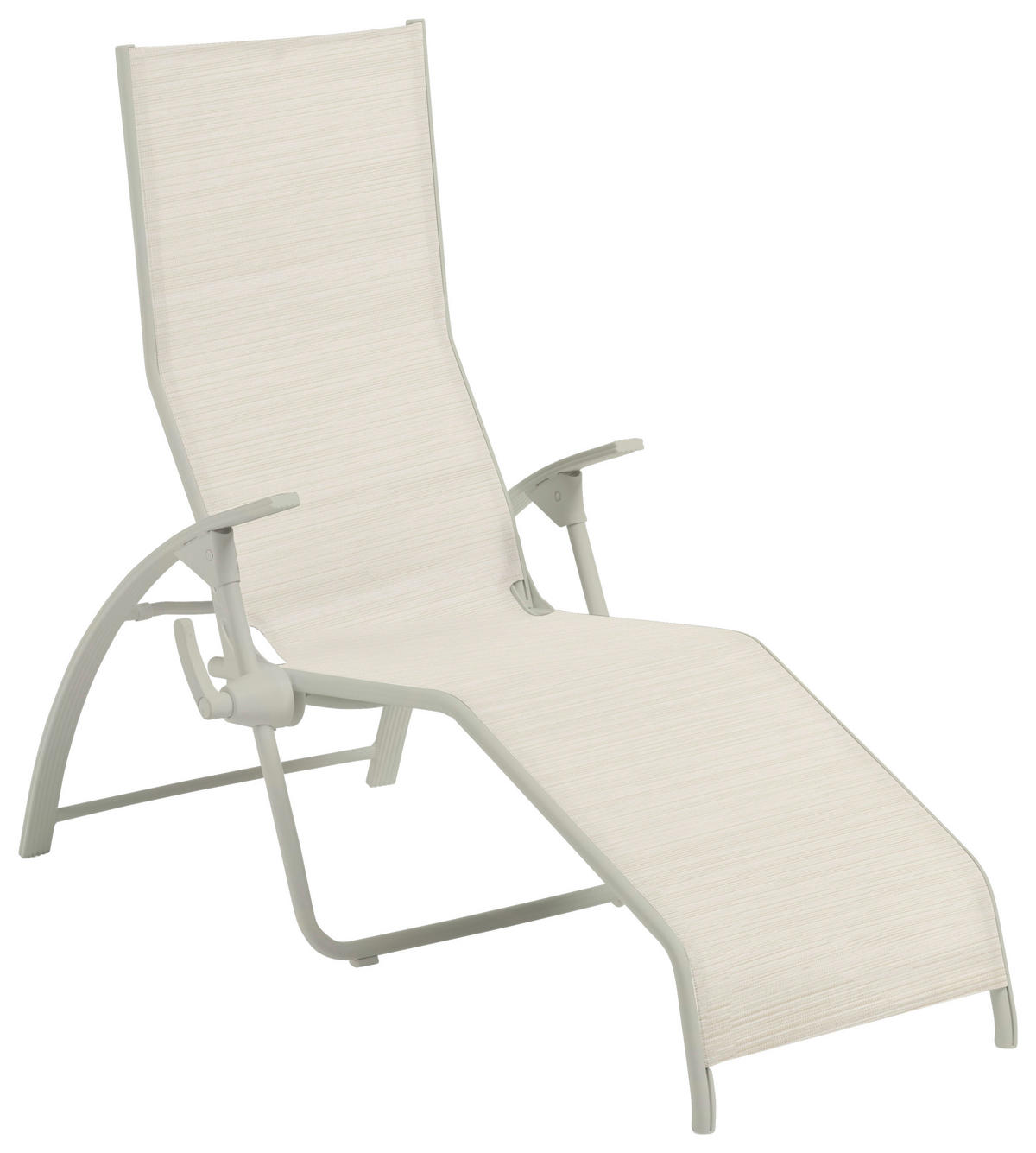 BÄDERLIEGE 73/120/180 cm  - Beige/Creme, Basics, Textil/Metall (73/120/180cm) - Kettler