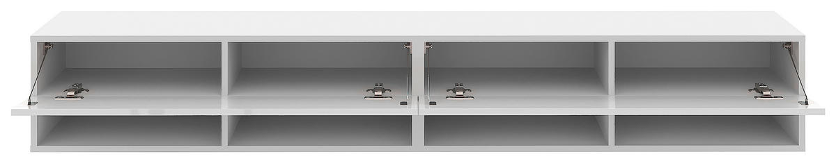 LOWBOARD DERBY  in 200/31,5/32,5 cm  - Weiß, Design, Holzwerkstoff (200/31,5/32,5cm) - Livetastic