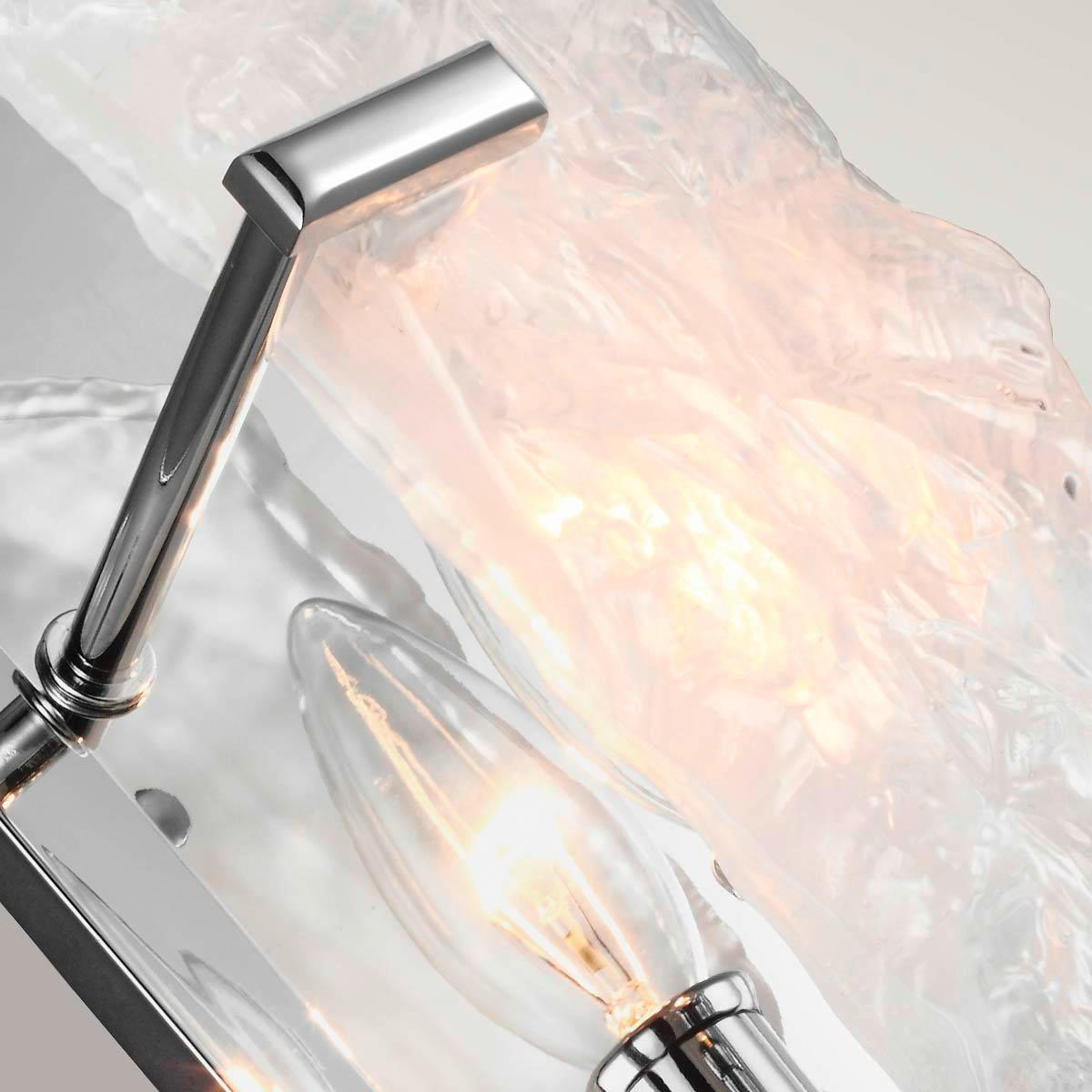 WANDLEUCHTE - Chromfarben, Konventionell, Glas/Metall (15.2/38.1/11.7cm) - Elstead Lighting