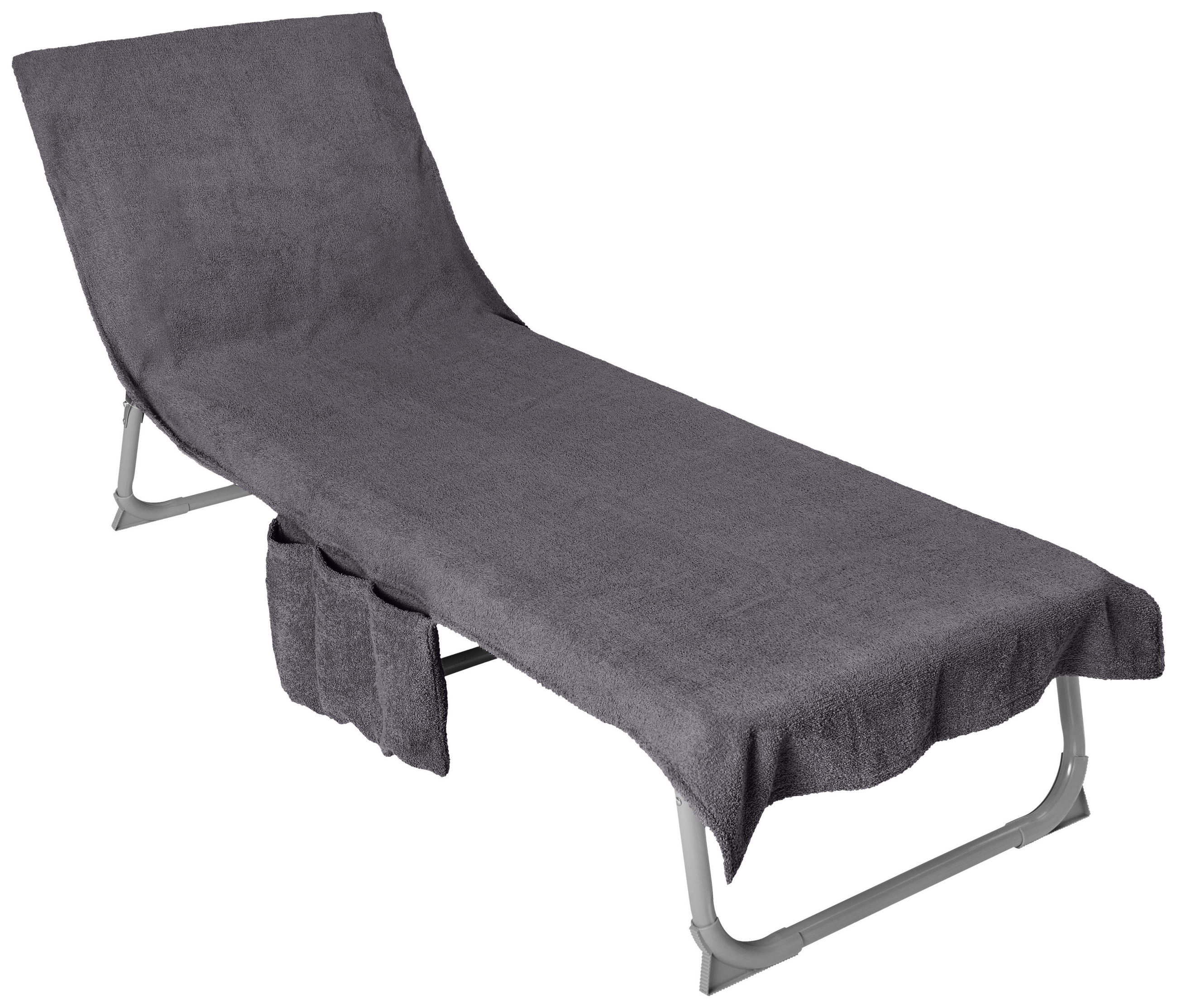 LIEGENAUFLAGE in Grau Uni - Grau, KONVENTIONELL, Textil (70/200cm) - Esposa
