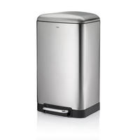 TRETEIMER 30 l  Metall  - Silberfarben/Schwarz, Basics, Kunststoff/Metall (34/30,5/61cm) - Kela