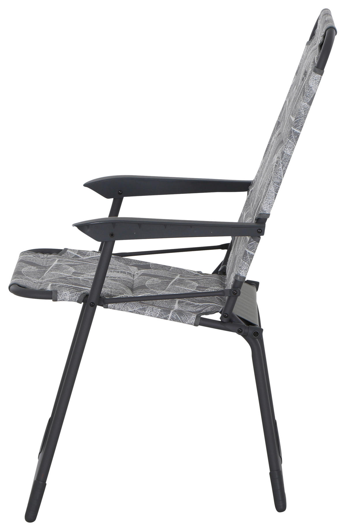 CAMPINGSESSEL - Anthrazit/Grau, KONVENTIONELL, Textil/Metall (55/99/73cm) - Siena Garden