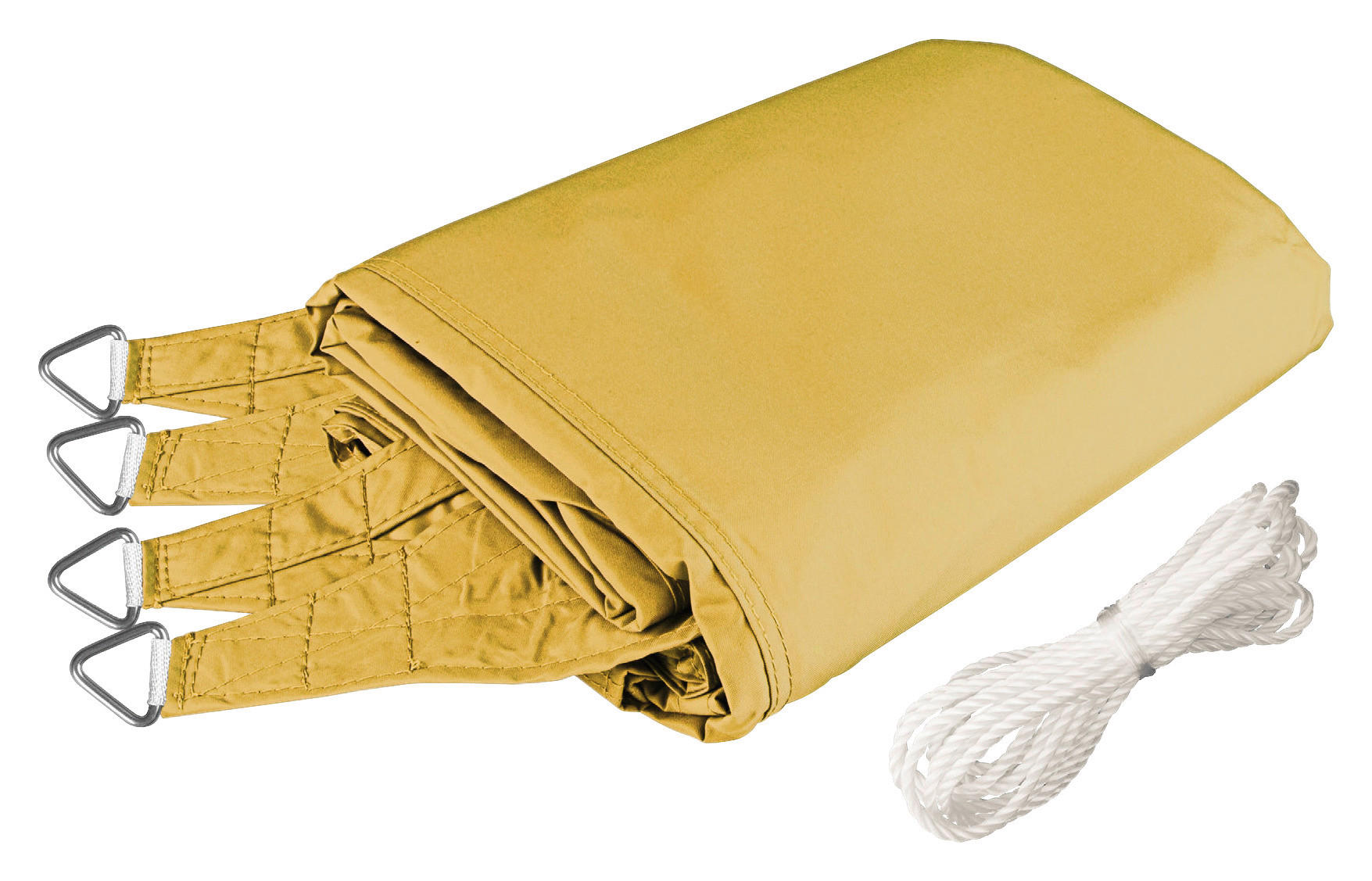 GARTENSONNENSEGEL  500/500 cm  - Gelb, Basics (500/500cm)
