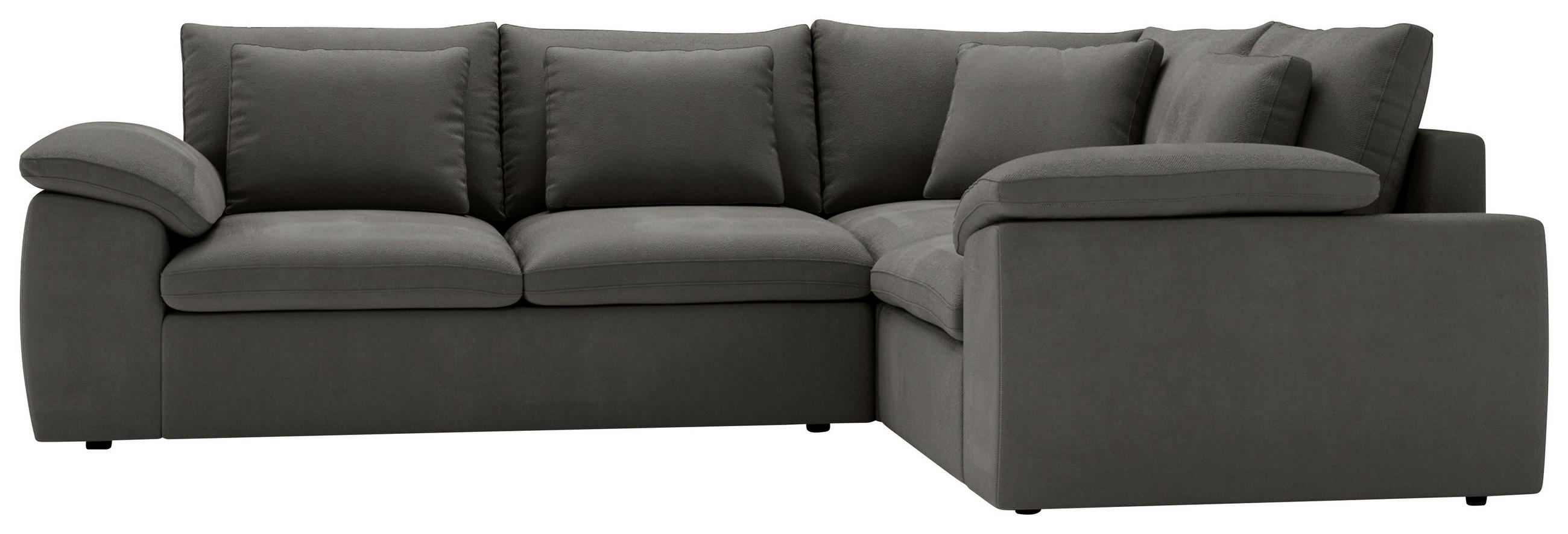 Livetastic Ecksofa Dunkelgrau 289x216 cm