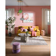 SCHLAFSOFA in Webstoff Gelb  - Gelb/Naturfarben, KONVENTIONELL, Holz/Textil (195/90/90cm) - Cantus