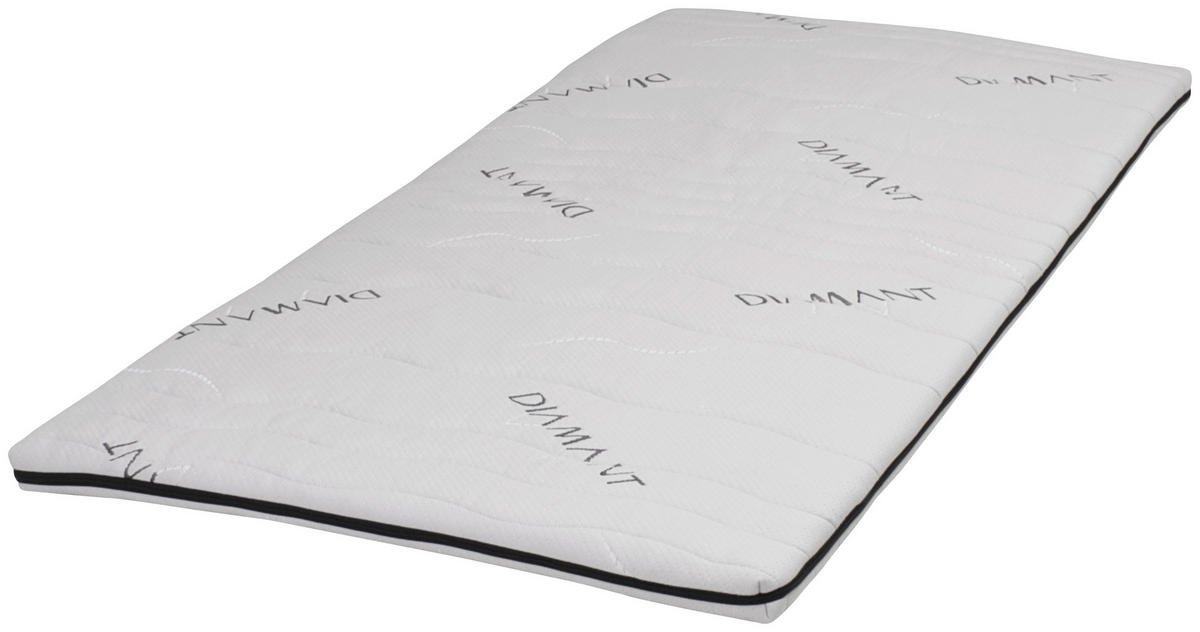 VRCHNÍ MATRACE, 180/200 cm - bílá, Basics, textil (180/200cm) - Sleeptex