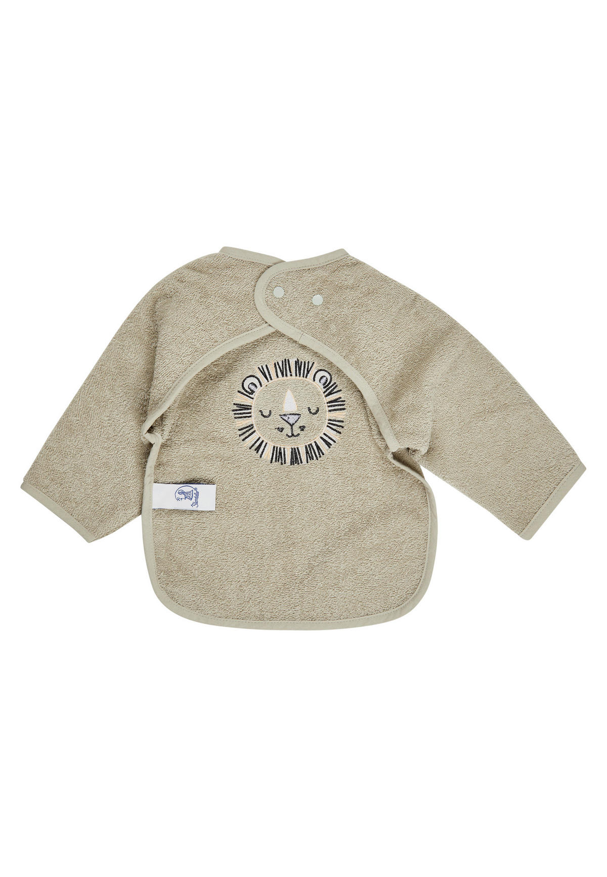 LÄTZCHEN Löwe Leo  - Mintgrau, Basics, Textil (50/73/0,5cm) - Sterntaler